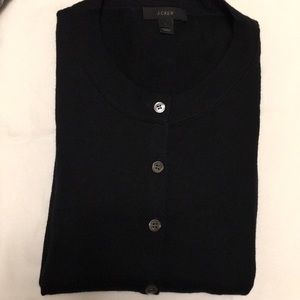 J Crew Black Cardigan